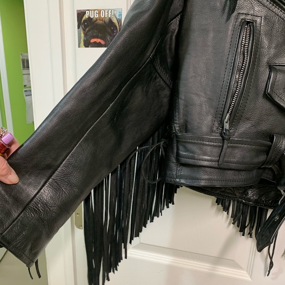 Ladies short leather coat! - Picture 2 of 5